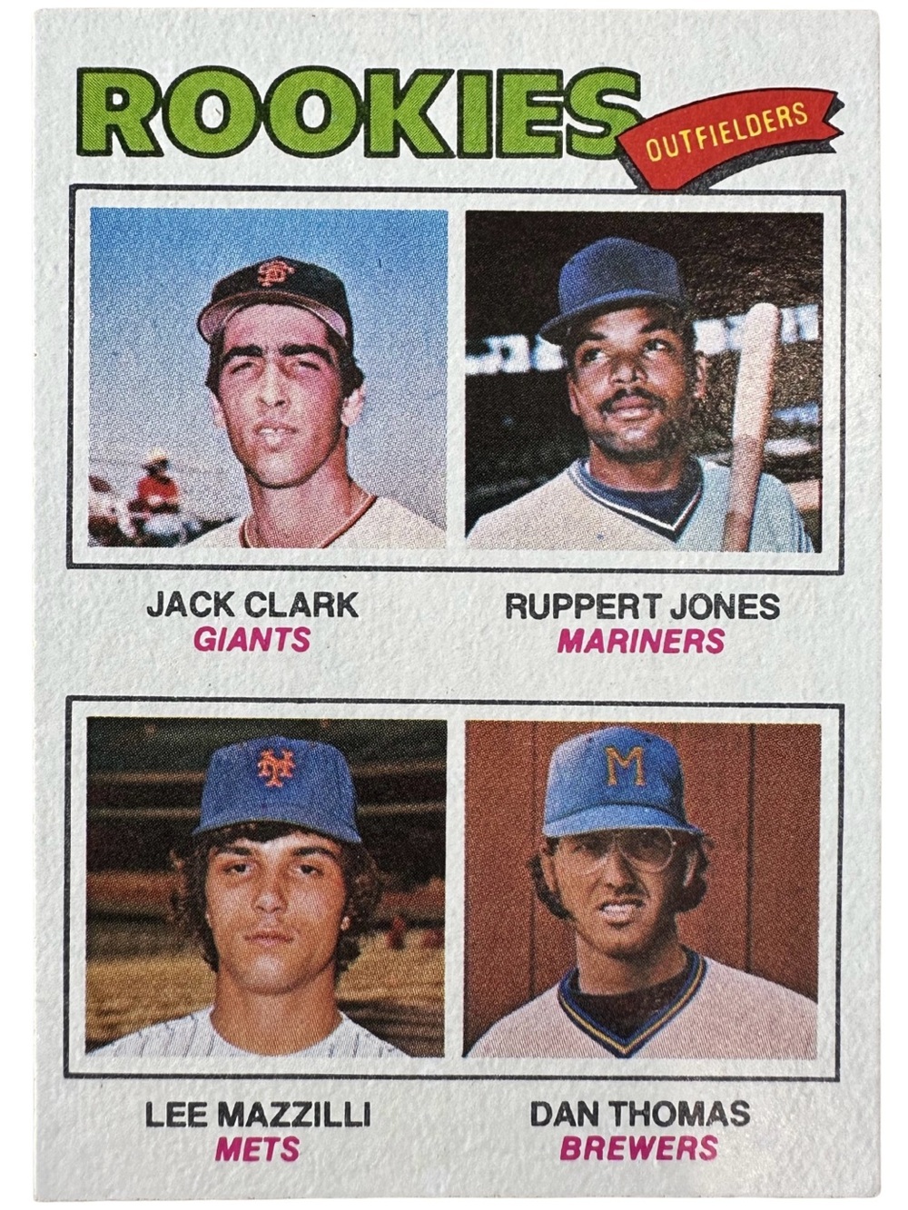 1977 Topps Jack Clark Rookie #471 Outfielders Giants Vintage MLB Baseball Card